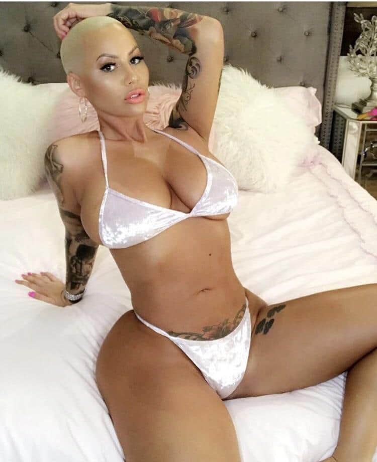 Bushy Rose Porn - Amber Rose NUDE - The FULL Leaked Collection * PUSSY *