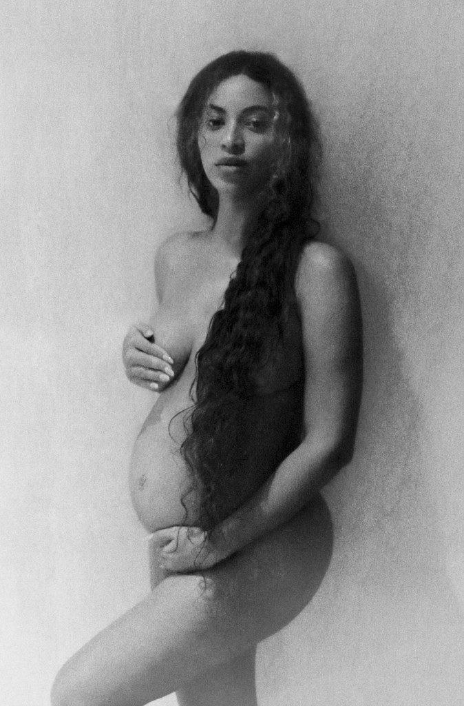 Beyonce nude black and white photo